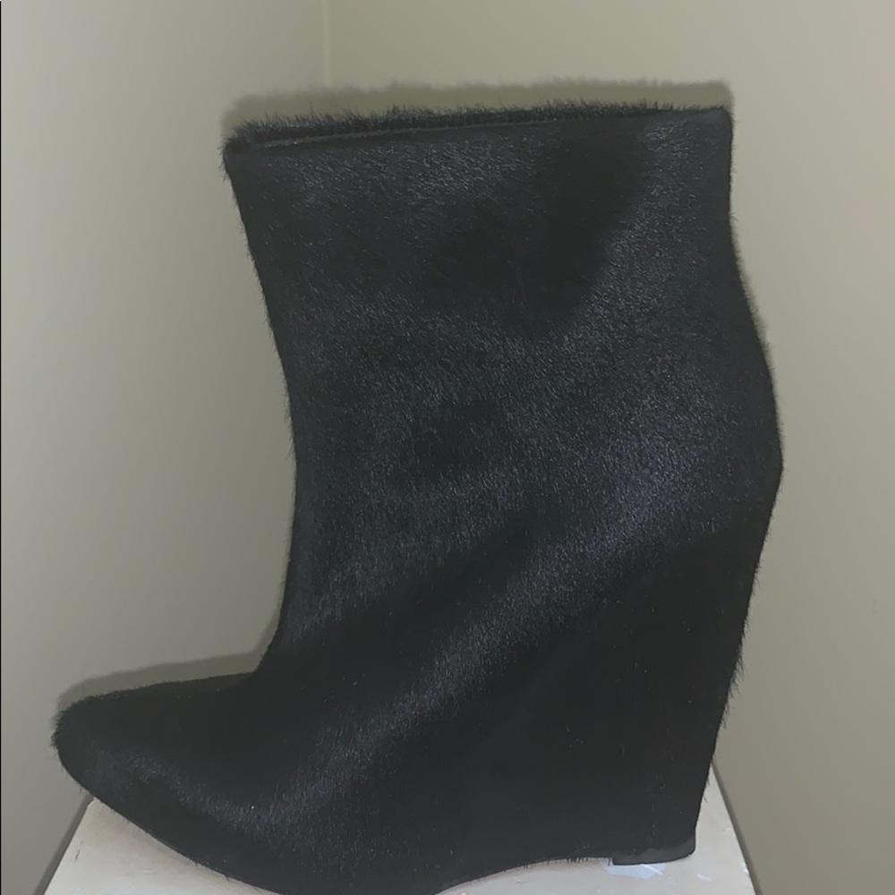 Black anklet booties